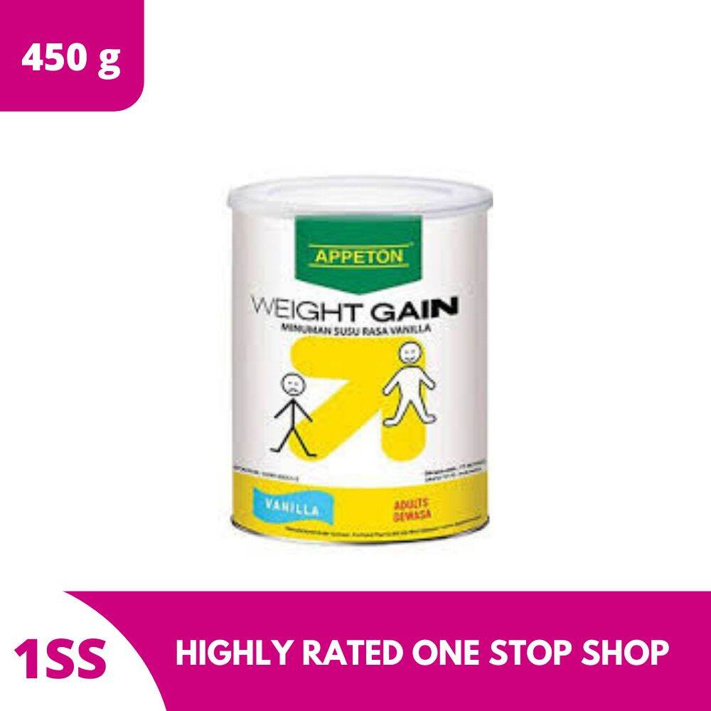 Appeton Weight Gain Adult Vanilla Flavor 450g Lazada Ph