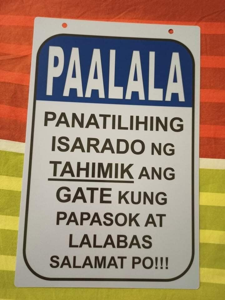 Panatalihing Isarado Made Pvc Plastic Like Atm And Id 78x11 Inches Lazada Ph 3707