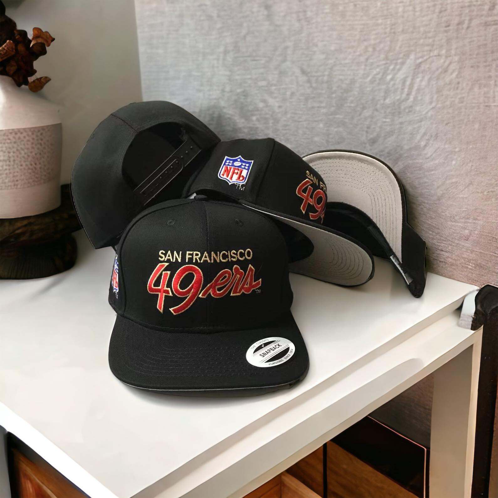 vintage sports specialties snapback san francisco 49ers script hat