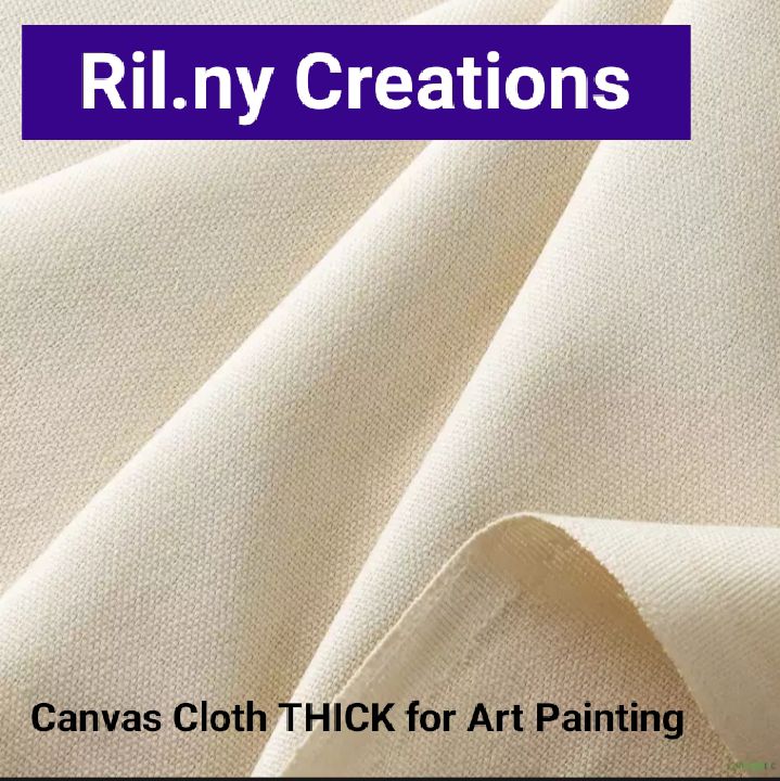 5ft Uncut Canvas Cloth for Acrylic and Oil Painting