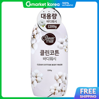 Aekyung | Shower Mate Clean Cotton Body Wash 1.2kg Large Capacity Body Cleanser
