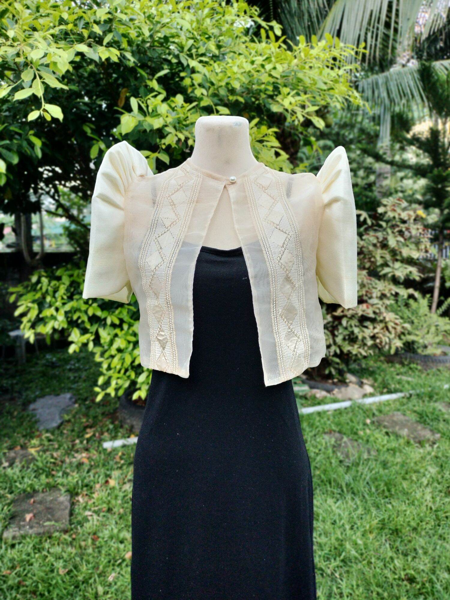 Filipiniana Bolero Kurzblazer Modern Filipiniana Bolero Top Coat - Main Image