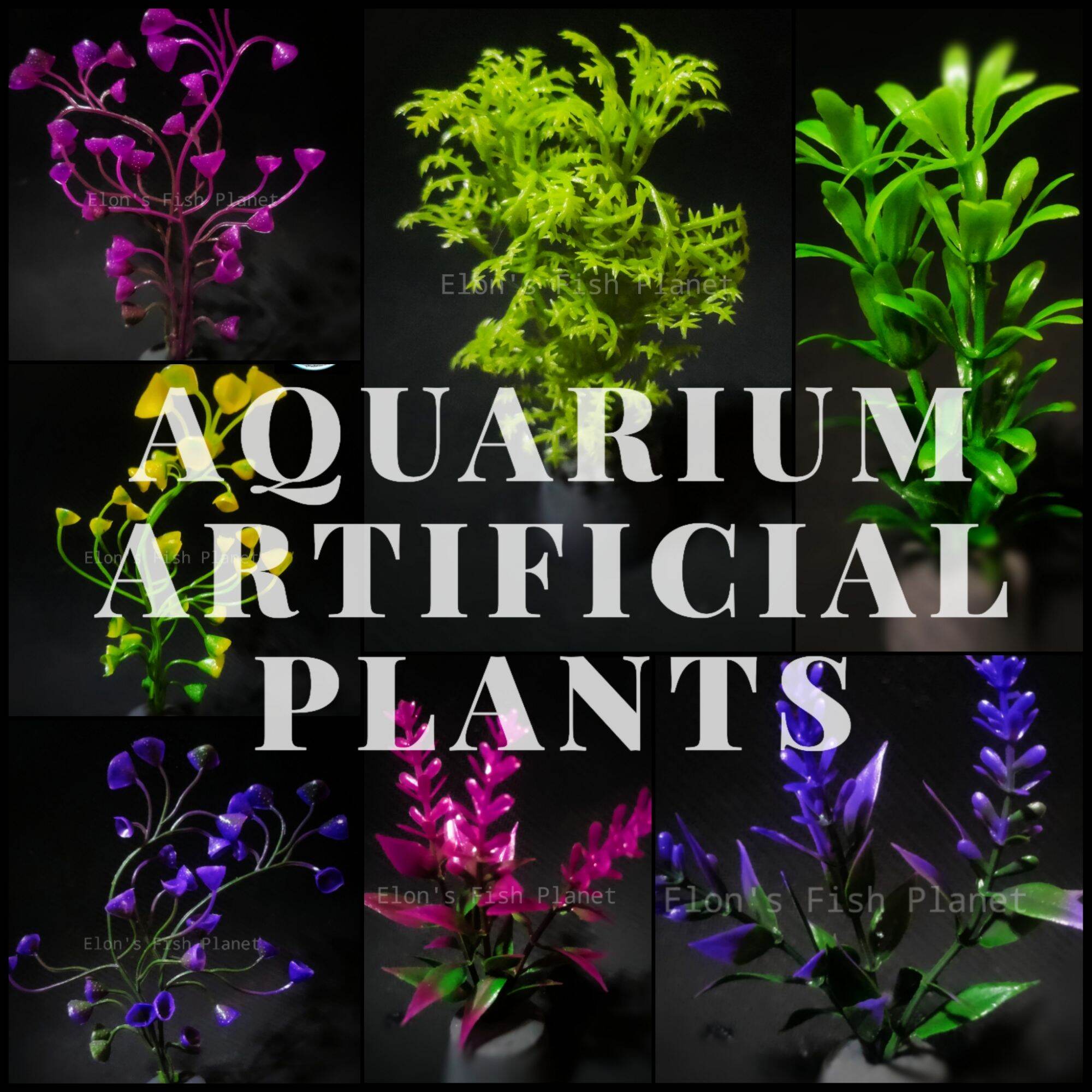 ELON'S Artificial Plants For Aquarium Decoration