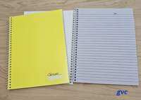 Sprint Brights Spiral Notebook - Plain Color Cover - 80 Leaves