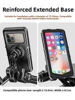 Raybeen | Waterproof Shockproof Motorcycle E-Bike Phone Holder