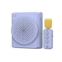 SHIDU Portable Voice Amplifier with Bluetooth Lavalier Lapel Microphone Wireless Lapel for Teachers for Teaching/Guide/Party/Lecture/ Promotion/Training