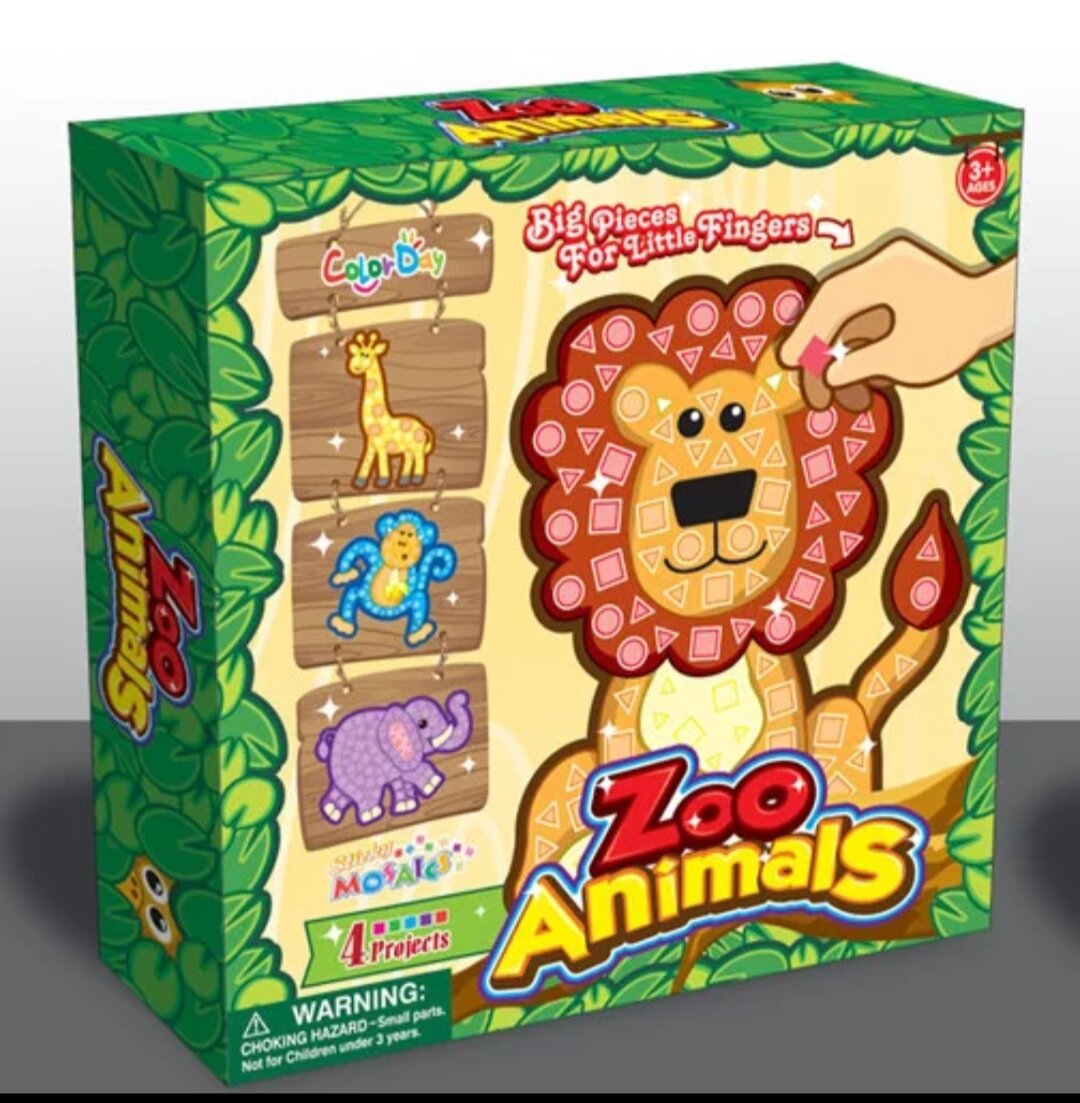 Mosaic Zoo Animals Art Set Lazada PH