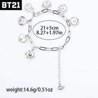 LINE FRIENDS | BT21 Popular Anime Couples Accessory 26cm Simple and Fashionable Exclusive for Fans to Collect Cartoon-Style Cute Accessory