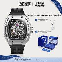 Mark Fairwhale | Men Mechanical Auto Skeleton Waterproof Watch