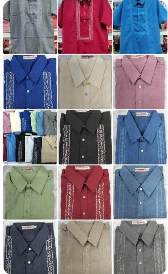 POLO BARONG office attire for men Lazada PH