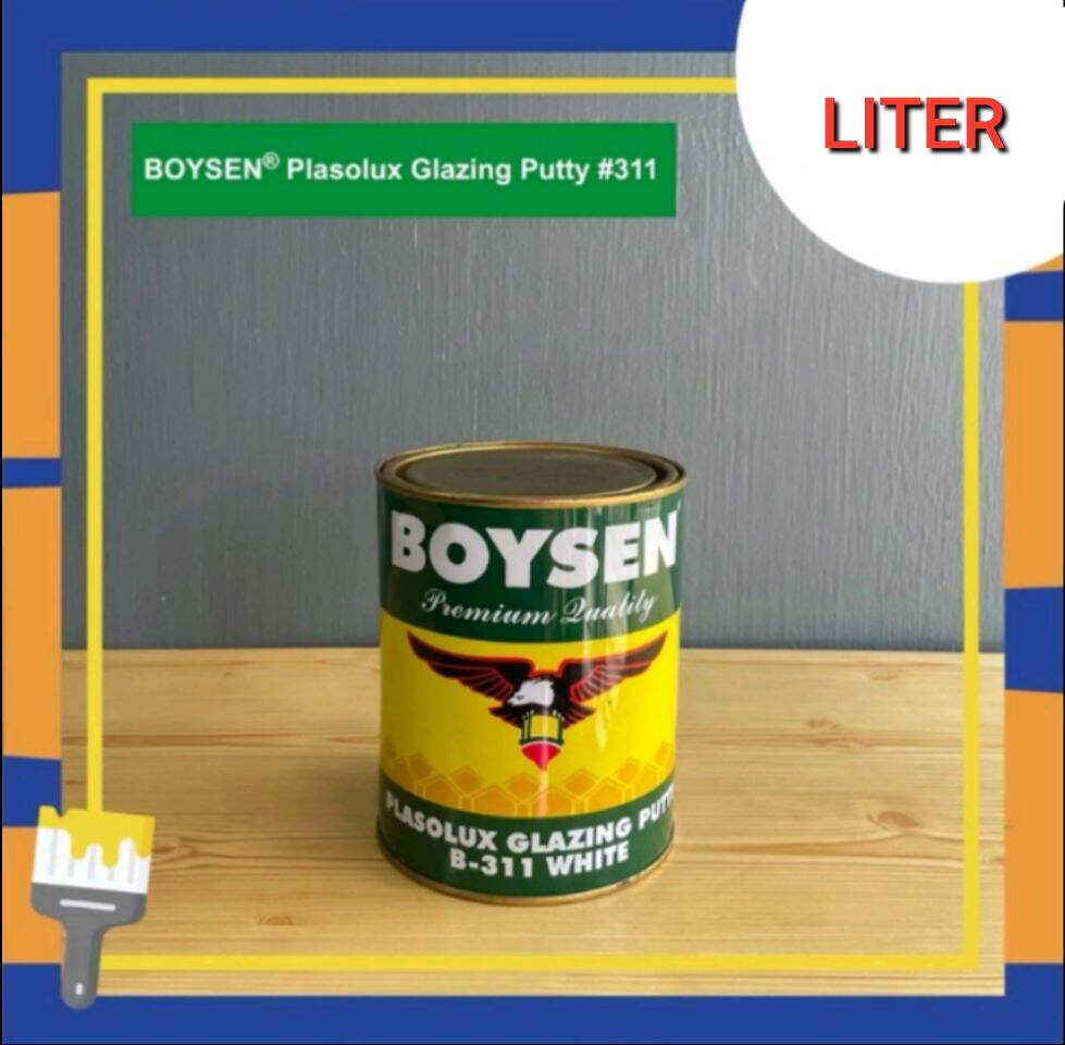 BOYSEN PLASOLUX GLAZING PUTTY B311 PANG MASILYA PINTURADONG ENAMEL NA ...