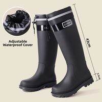 LOTOUSAN | Snake Bite Protection Outdoor Rain Boots Women Thicker