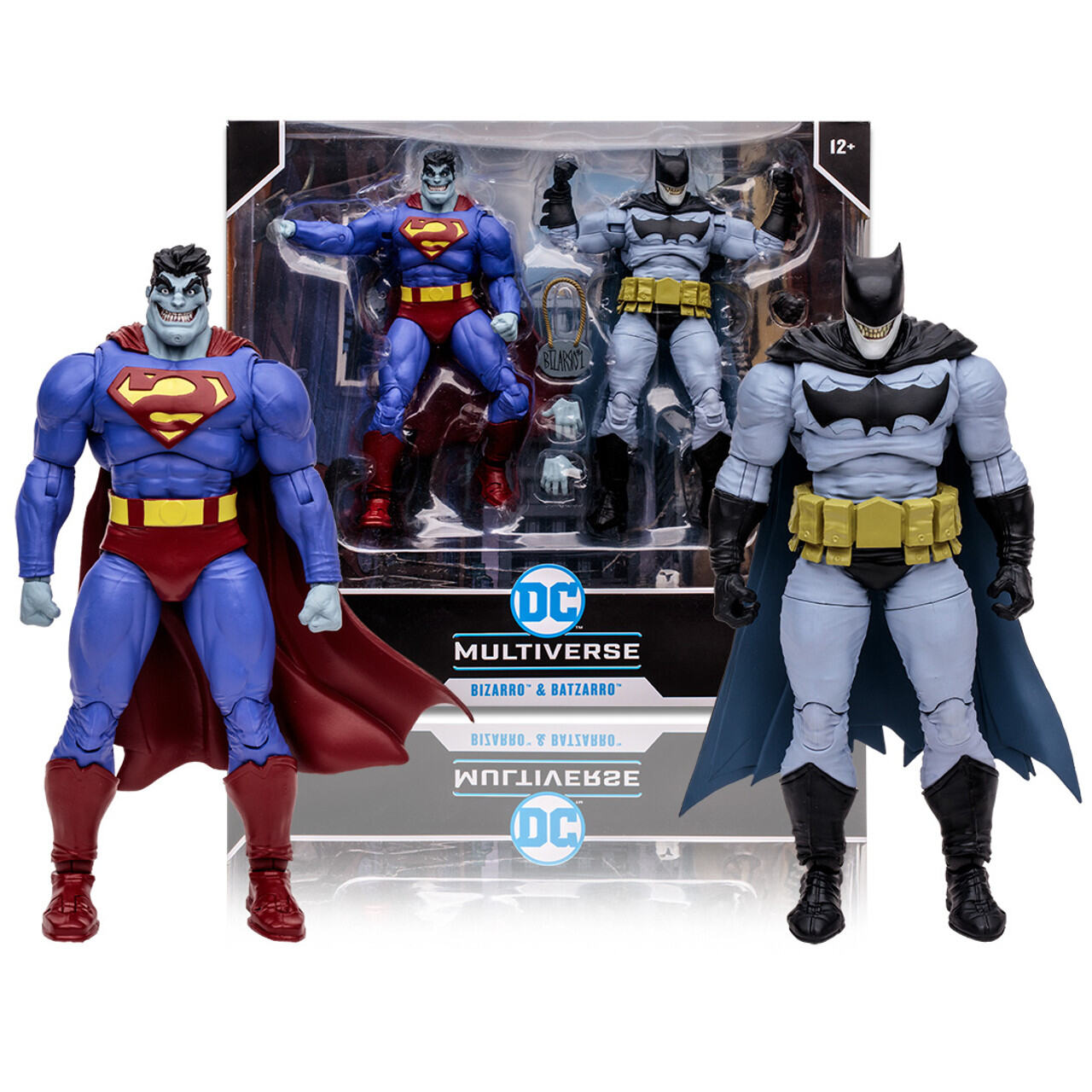 McFarlane Toys Bizarro & Batzarro (DC Multiverse) 2-Pack 7