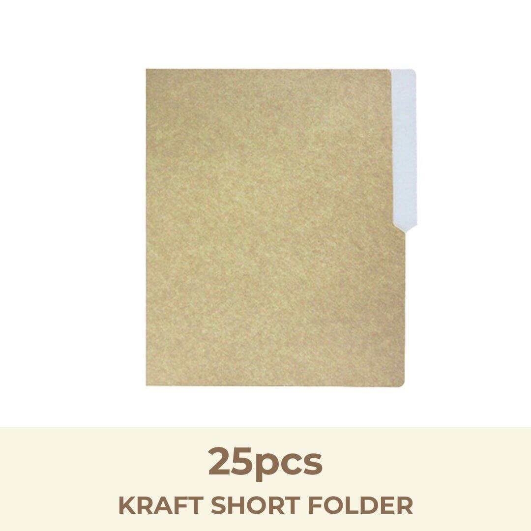 Kraft Folder Brown 25pcs 14pts Long for Documents School and Office Supplies