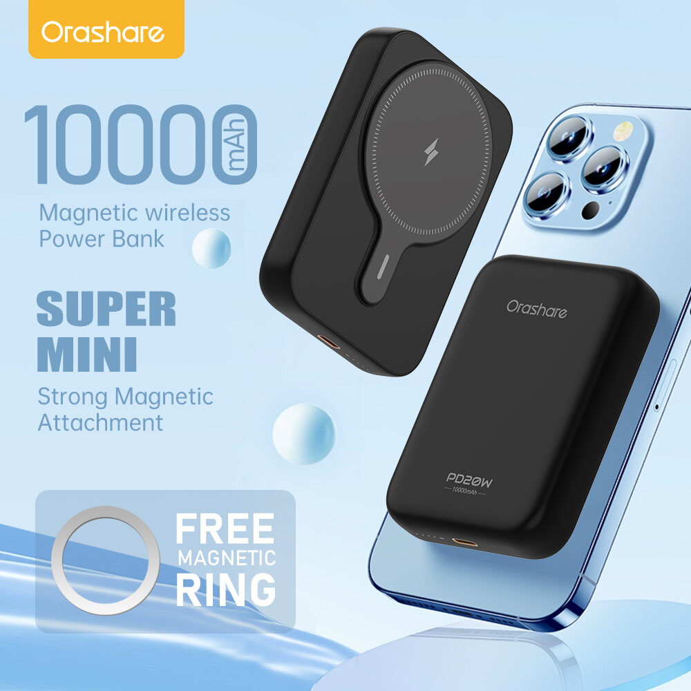 Orashare MG10 Magsafe Powerbank - Fast Charging for iPhone