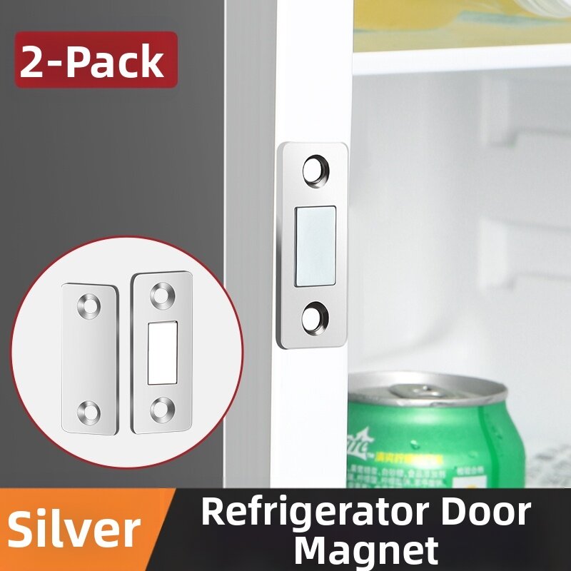 Fridge Door Magnetic Lock Magnet Iron Fridge Safety Lock Child Proof Absorption Strip Refrigerator Door Close Tightener