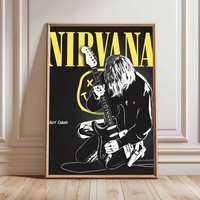 MOETCH | Rock Band Nirvana Good Quality Prints And Posters Vintage Room Bar Cafe Decor Home Decor