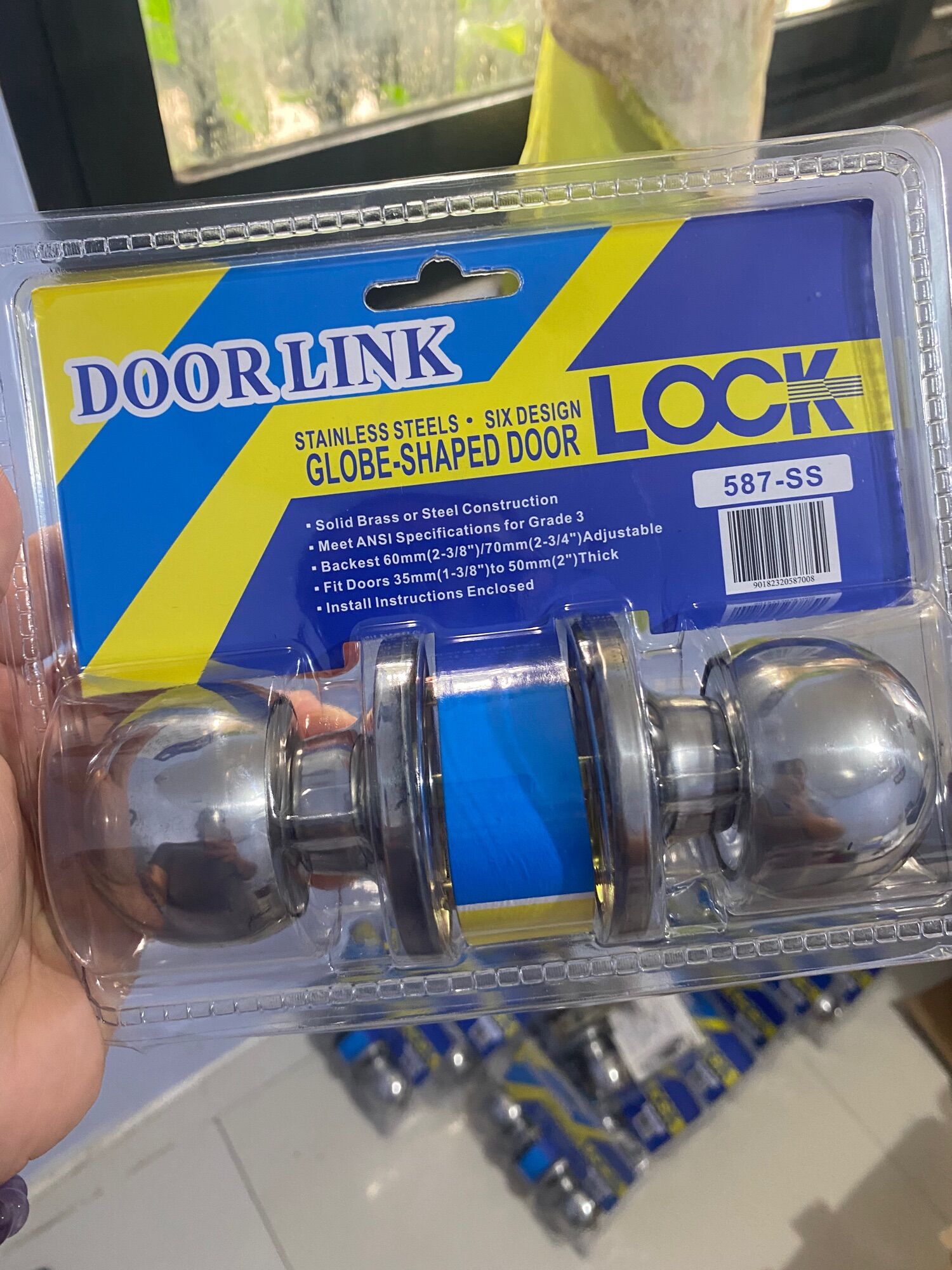 CYLINDER DOOR LOCK WITH KEY 587SS Lazada PH