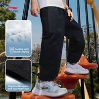 LI-NING KIDS | Athletic Knit Joggers Trousers