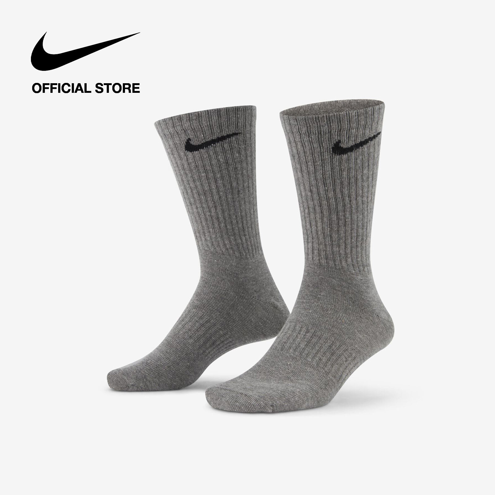 Tất Cổ Cao Nike Men's Everyday Lightweight Training Crew Socks (3 Pairs) - Multi-Color