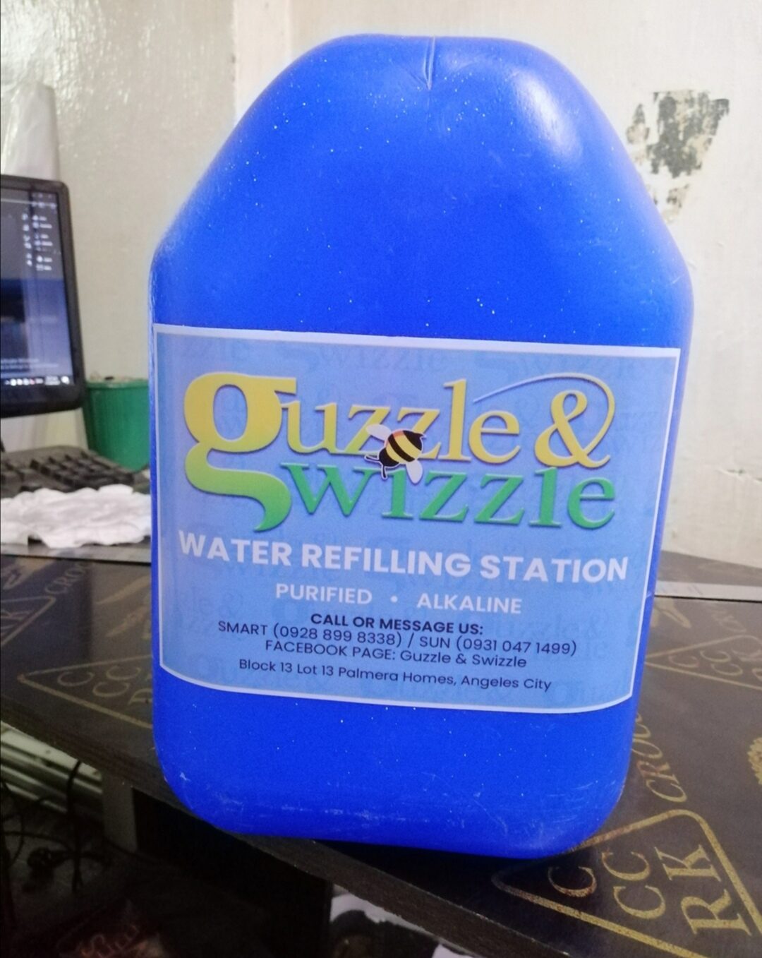 WATER REFILLING STATION SLIM GALLON STICKER WATERPROOF (100pcs/set ...