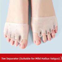 MINGRENBANG | Big Toe Bunion Straightener Overlapping Separator Five Toes and Forefoot Pad