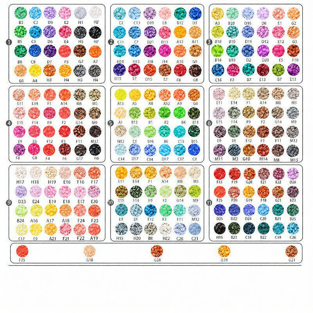 221 Color DIY Beads 2.6mm