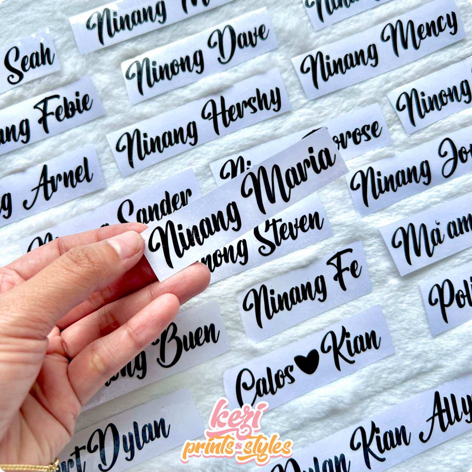 Ninong/Ninang Decal Stickers for DIY souvenir/giveaways | Customized Decal Stickers | Min of 20 pcs