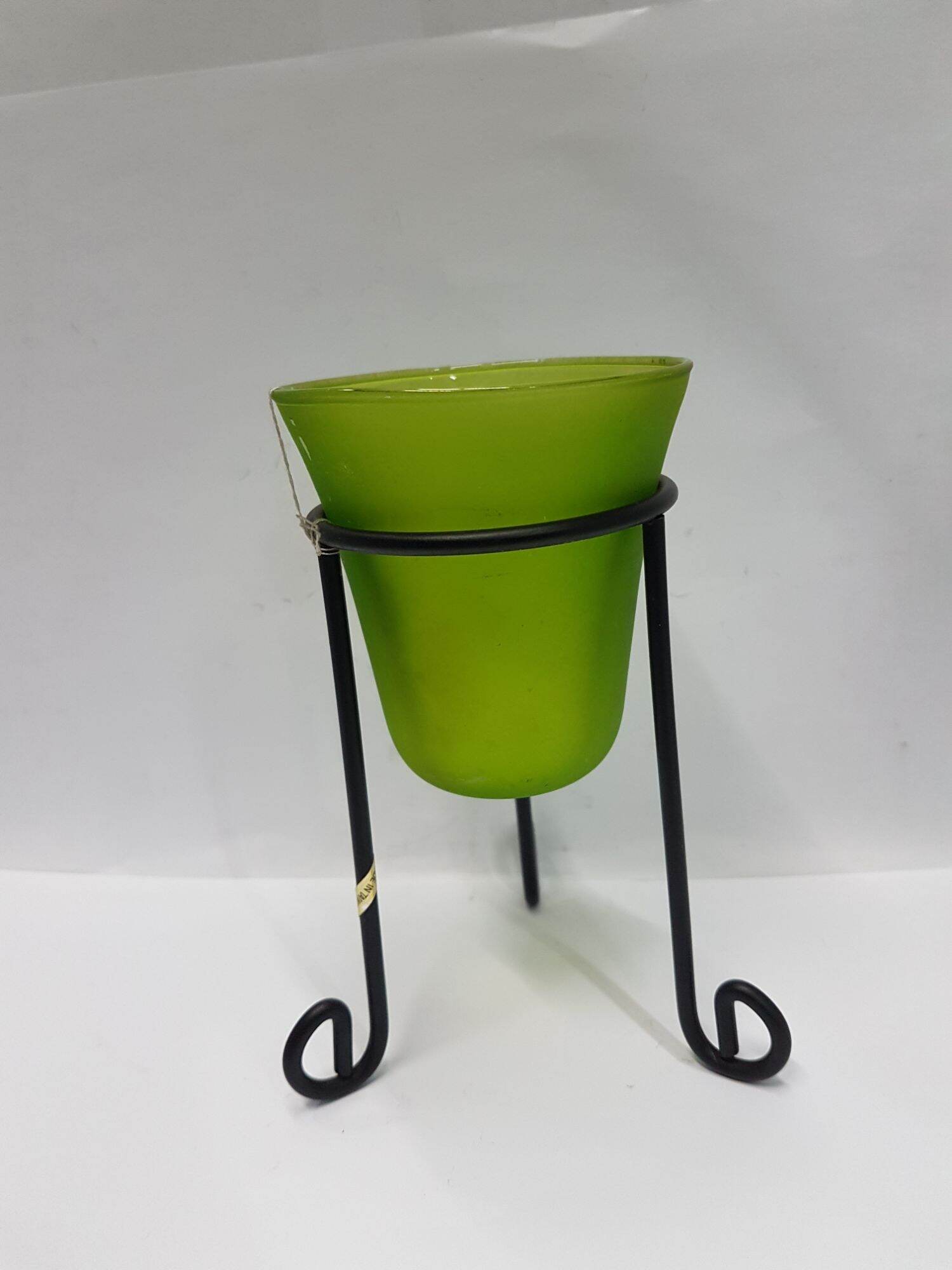 6 inches cone shape glass candle holder with stand Lazada PH