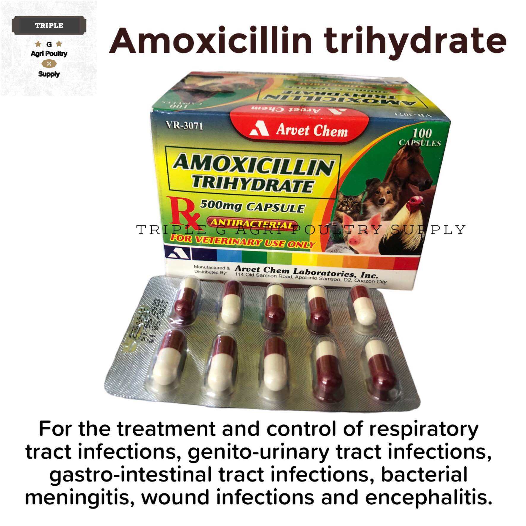 Amoxicillin Trihydrate 500mg 1box