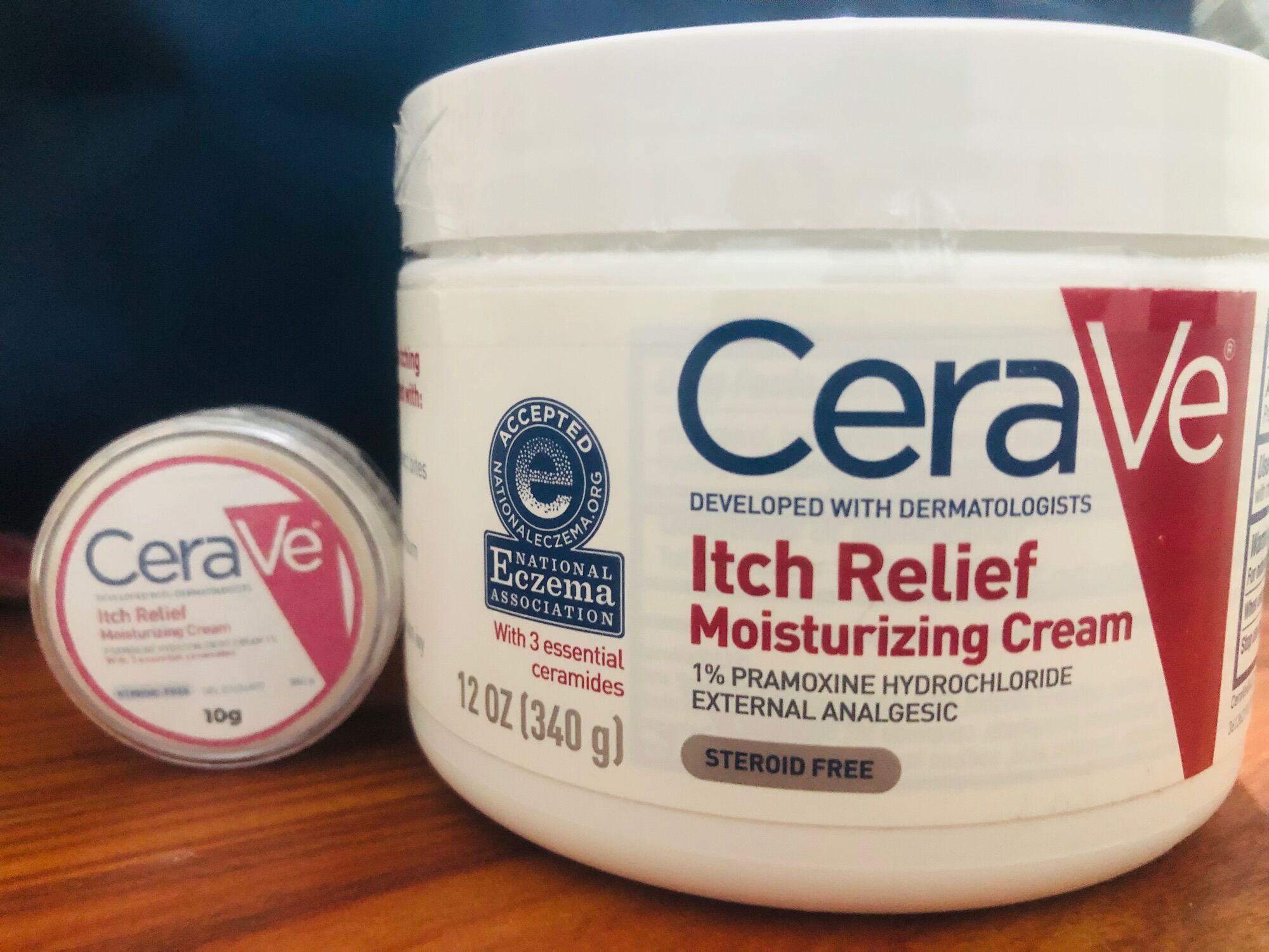 (10GRAMS) Cerave Itch Relief Moisturizing Cream 10g (Eczema Psoriasis)