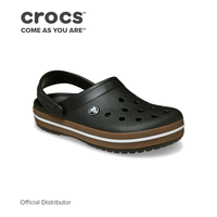Crocs Unisex Crocband Gum Clog in Black