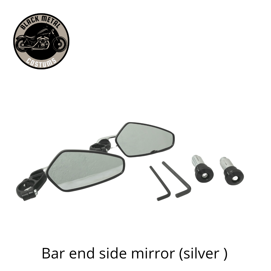 Bar end side mirror (silver) Lazada PH