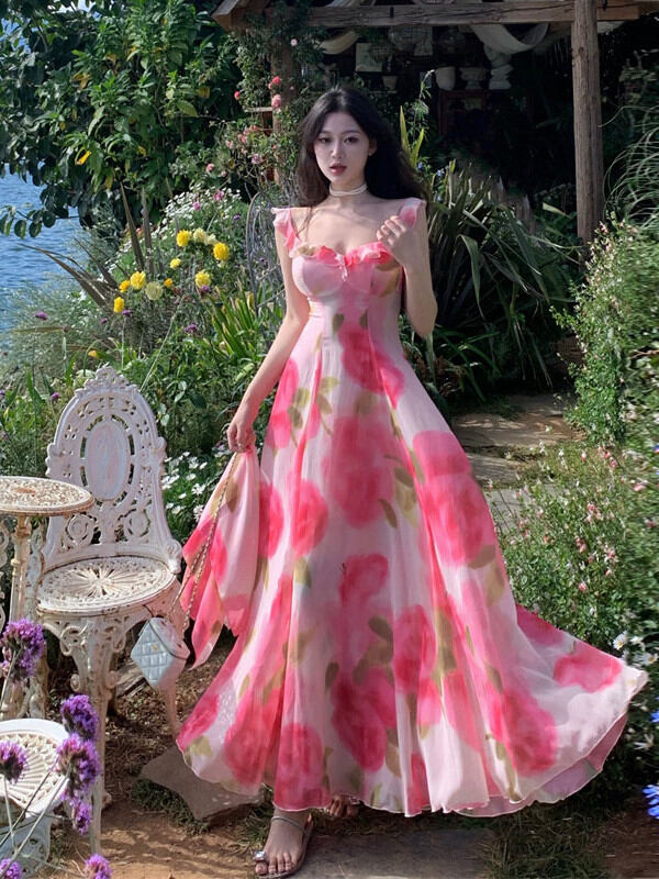 lazada maxi dress Lazada Plus Size Floral Maxi Dress With Sleeves Lazada Plus Size Maxi Dress  Top