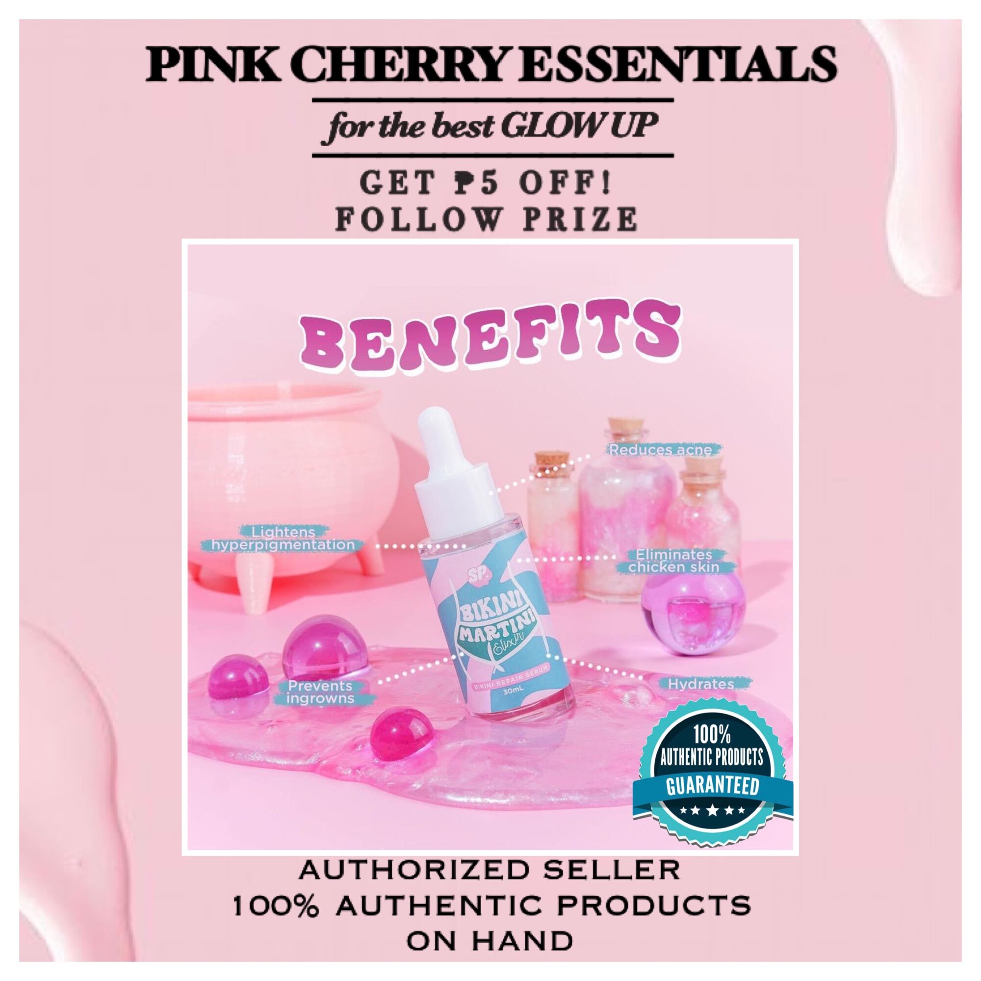 SkinPotions Bikini Martini Elixir Bikini Repair Serum Lazada PH