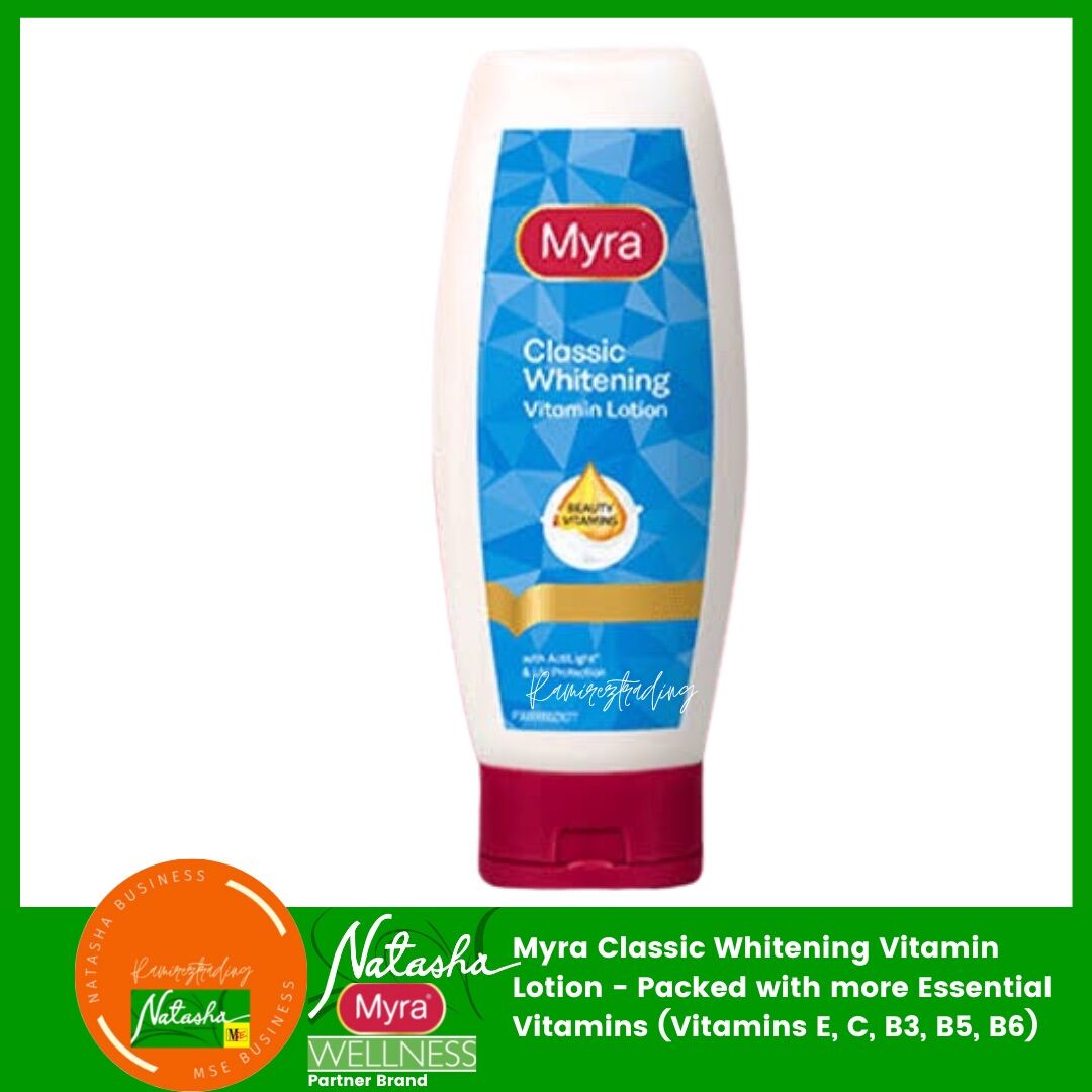 MYRA LOTION WHITENING AND MOISTURIZING MYRA VITAMIN LOTION 100