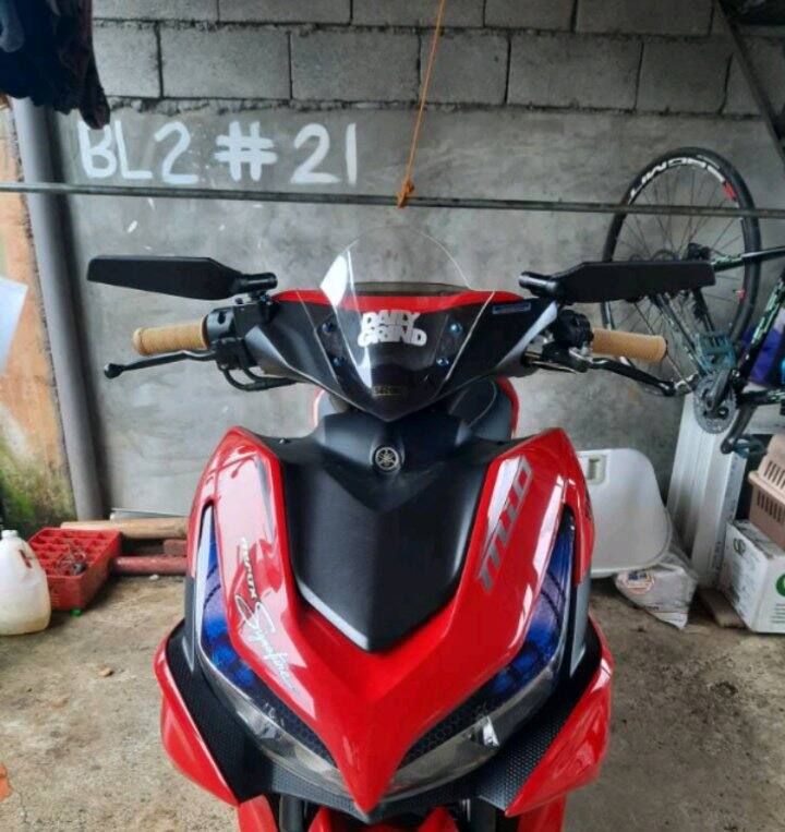 nmax aerox click pcx sniper raider smash wave stealth winglet AERODYNAMIC side mirror. 