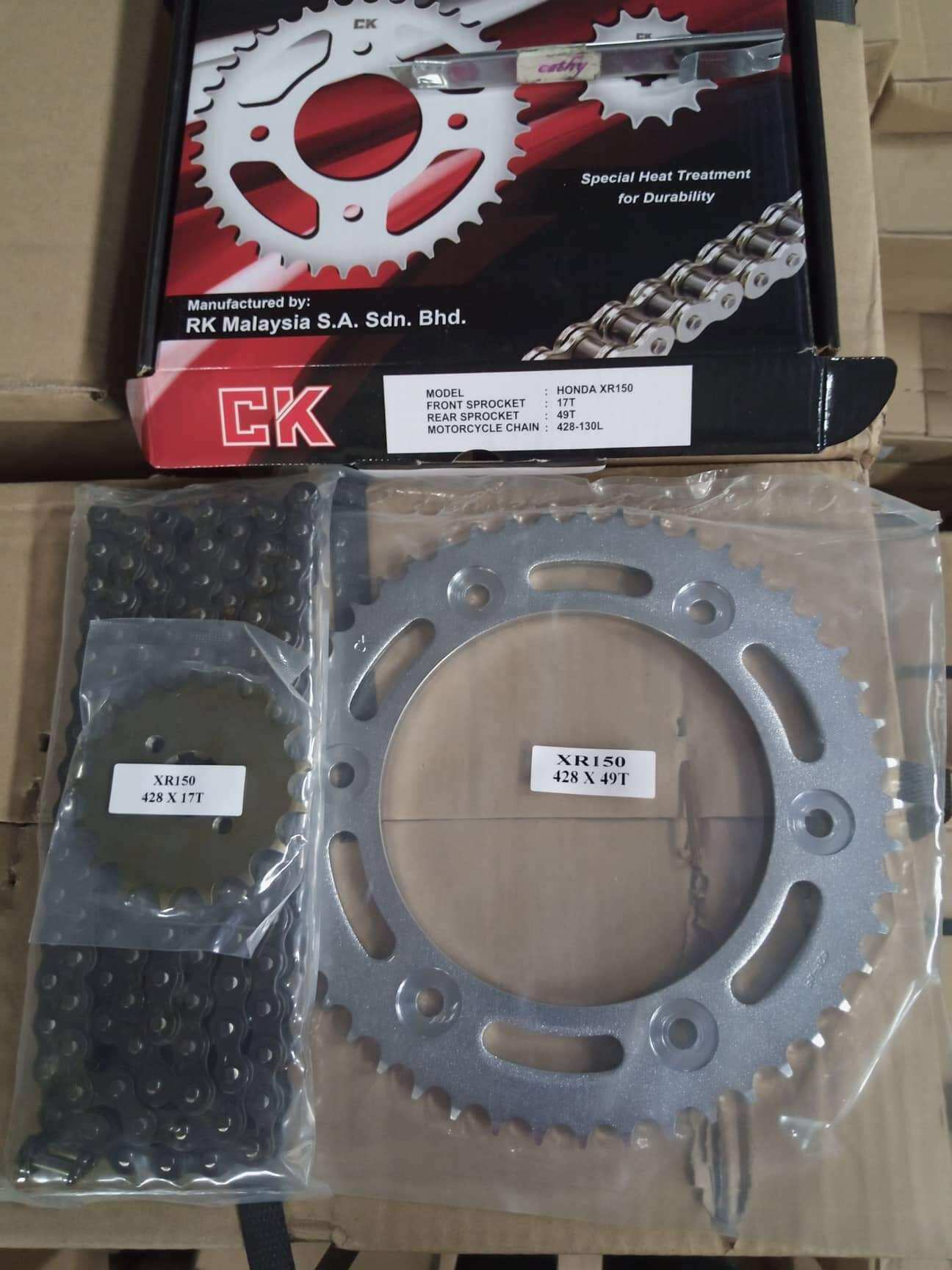 Chain and Sprocket Set XR150 17Tx49Tx428 Lazada PH