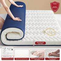 KAMONI | Natural Latex Memory Foam Mattress Topper 180x200cm Lightweight Foldable Soft Pad for Single Bed Home Dorm Student Rental No False Claims