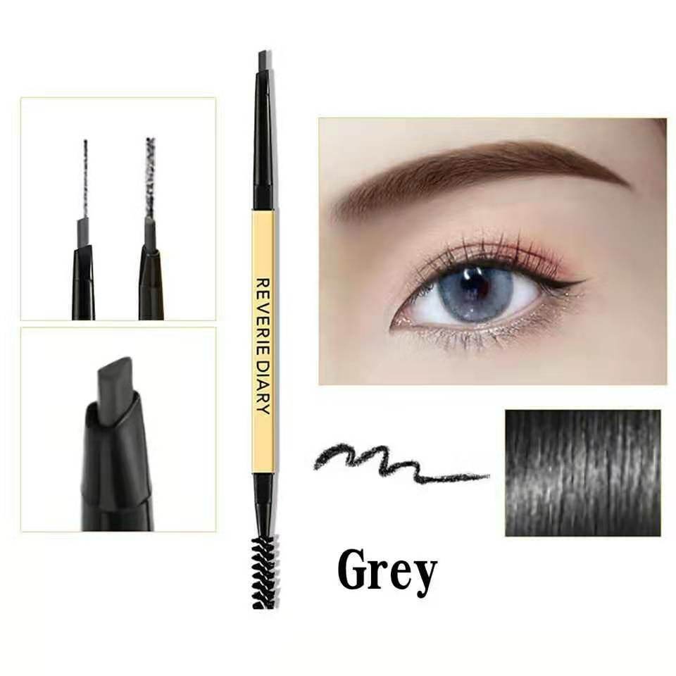 New Double Head Eyebrow Sketch Pencil Ultra Fine Longlasting Natural