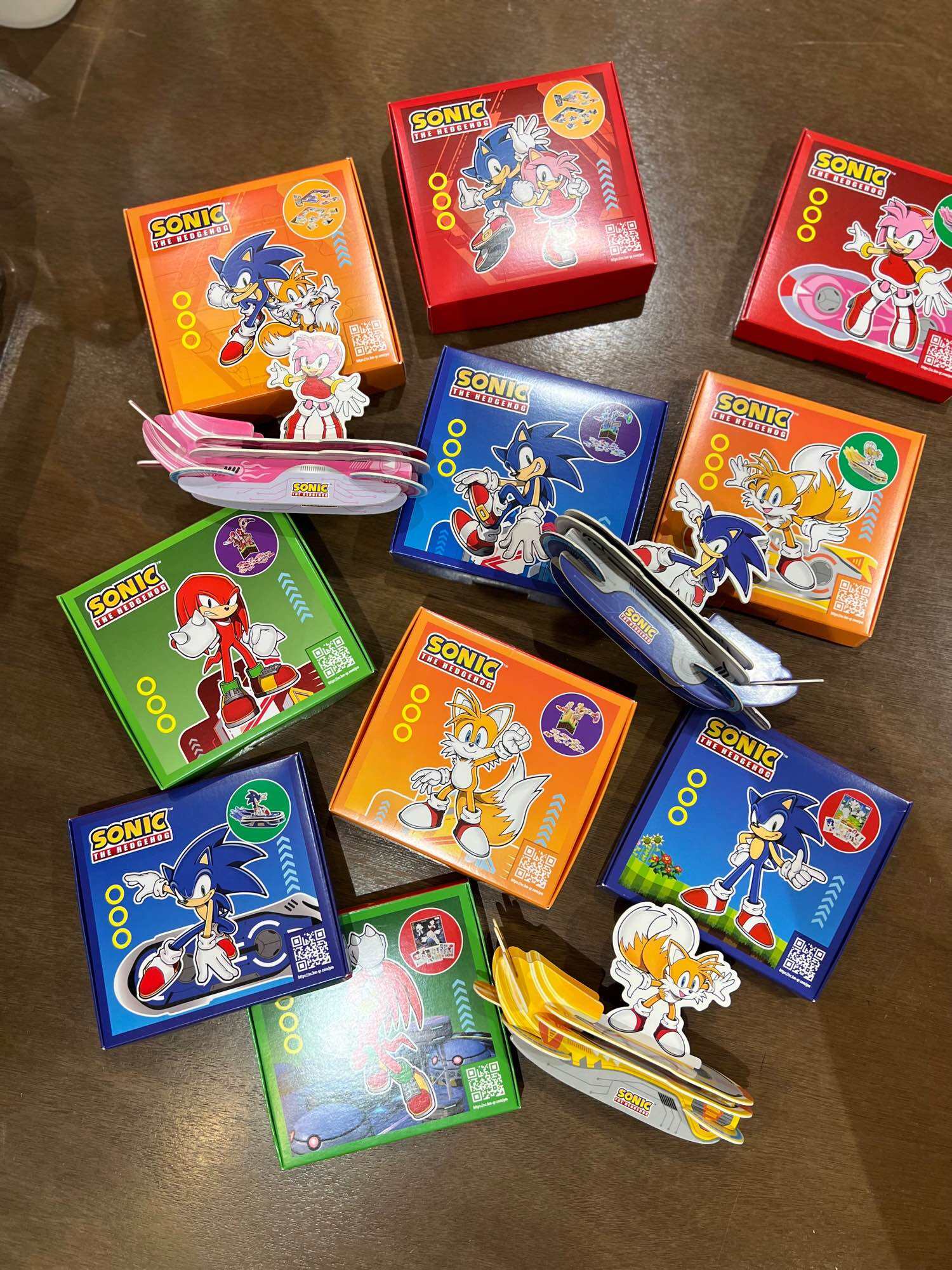 [Per Piece] McDonalds Sonic The Hedgehog Toys (Sonic Happy Meal Toys