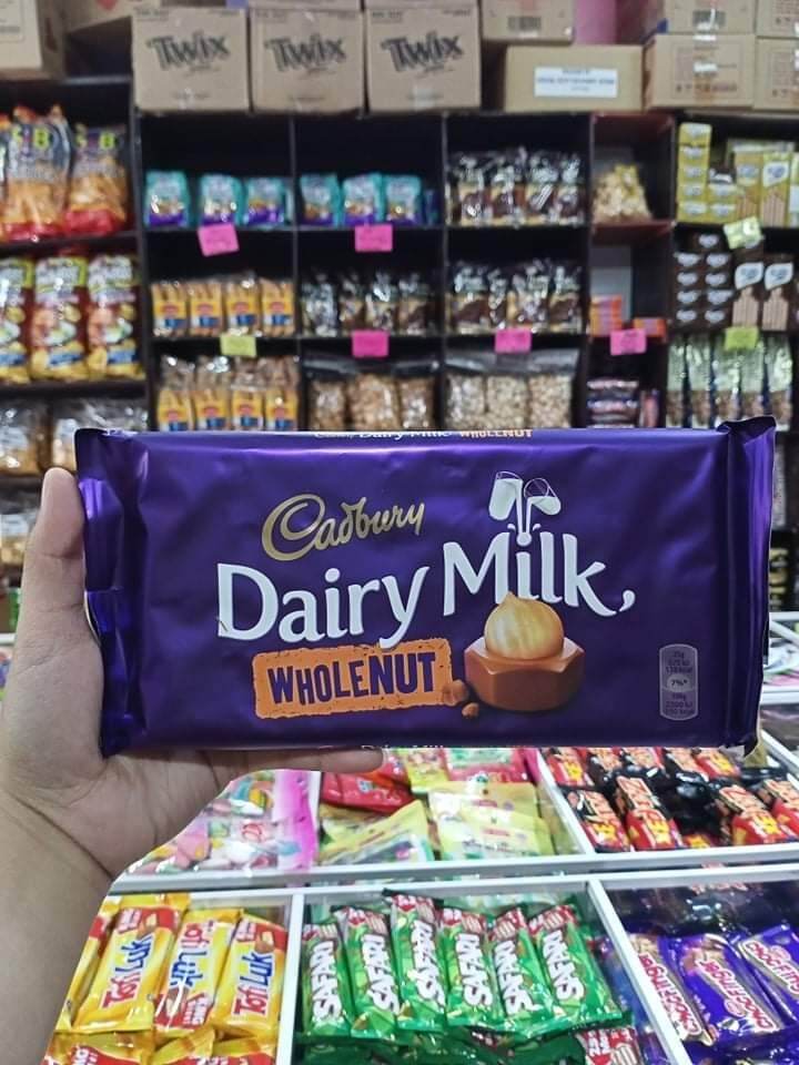 Cadbury Dairy Milk Wholenut 200grams | Lazada