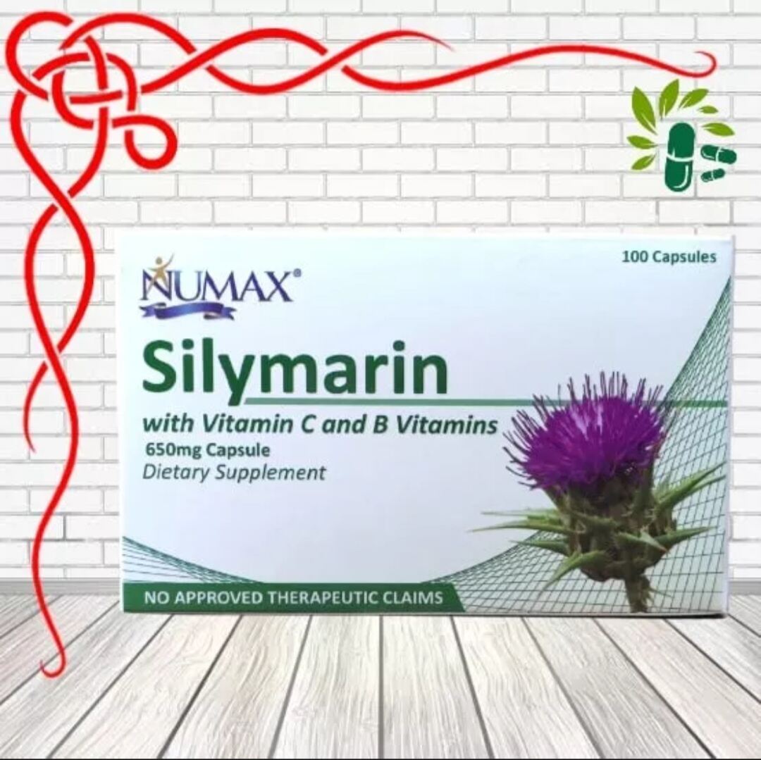 NUMAX SILYMARIN with Vitamin C and B Vitamins 650mg ( 100 capsules