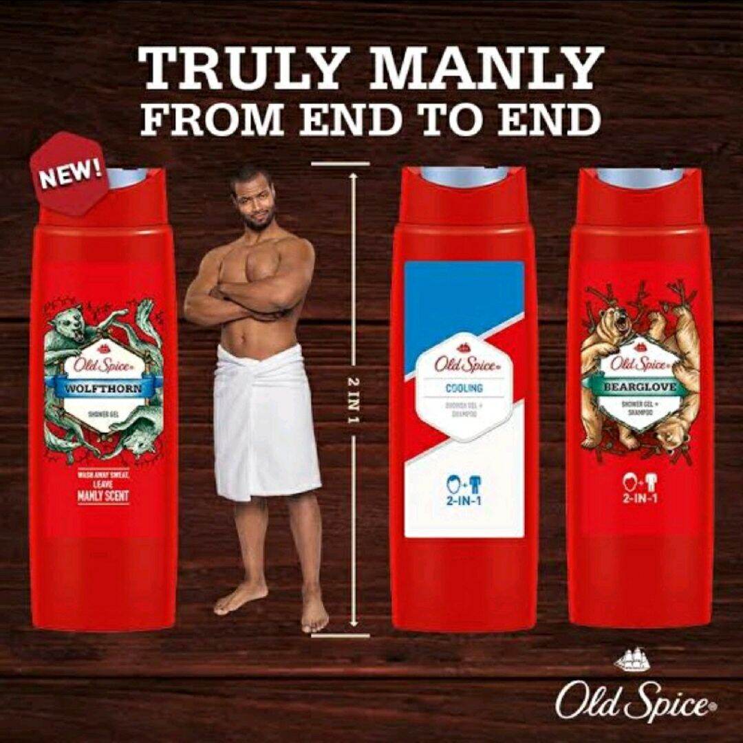 Old Spice Body Shower Gel Real Man's Scent 250ml