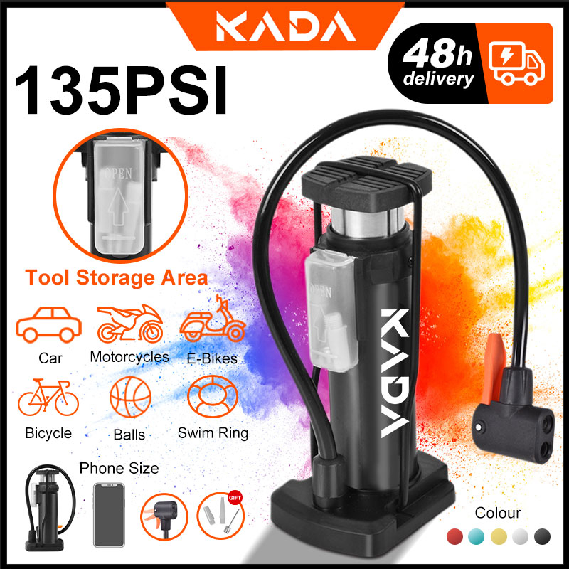 KADA Mini Portable Bike Pump - High Pressure Tire Inflator
