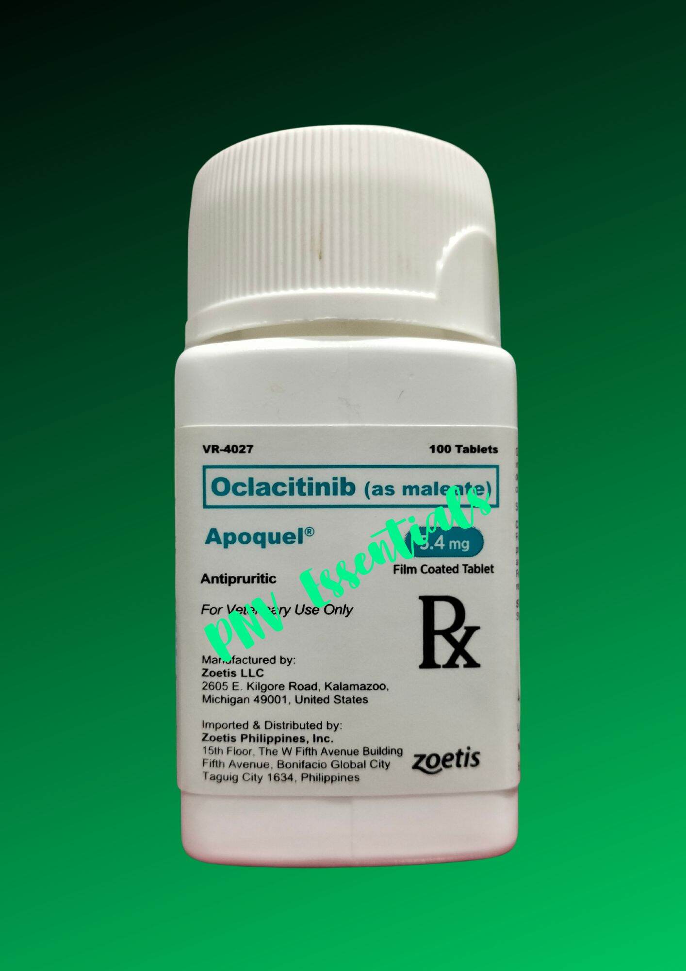 Oclacitinib as maleate apoquel antipruritic 5 4mg minimum of 5tablets