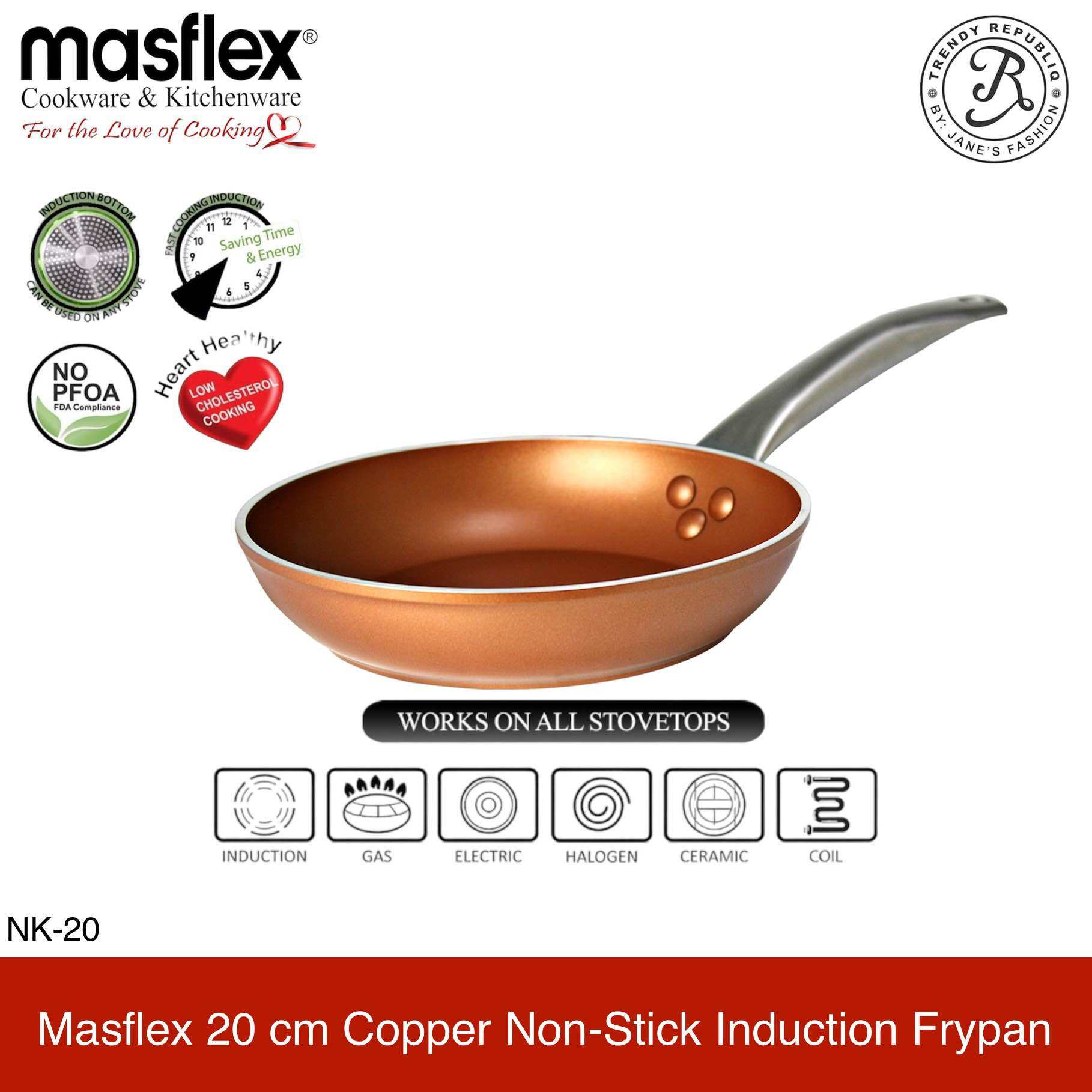 Masflex Original 20 cm Copper Induction Non Stick Frying Pan