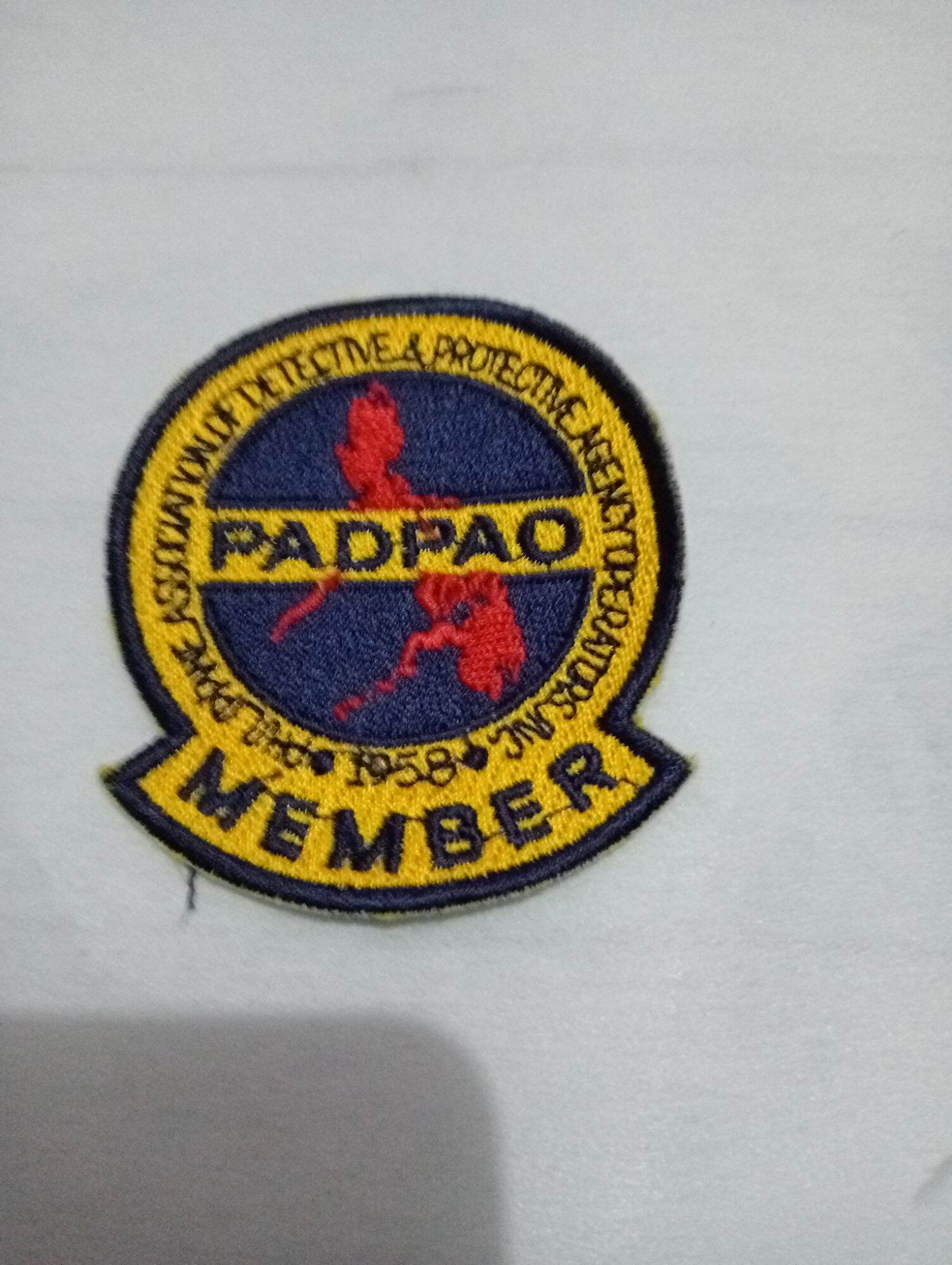 Embroidery Padpao Patches For Security Guard | Lazada PH