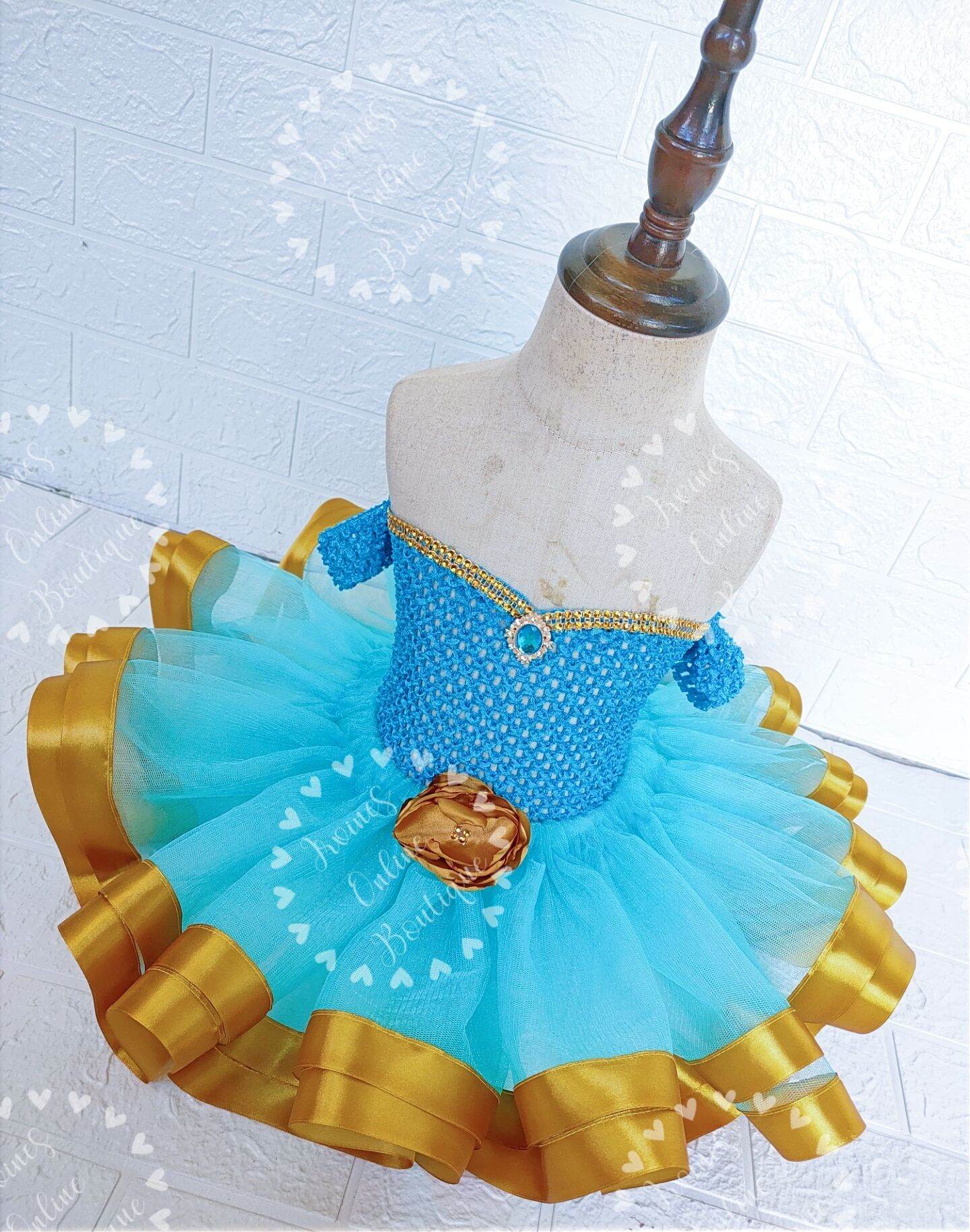 Dress Tutu De Jazmin Disney Princess Toddler Girls Jasmine Cosplay