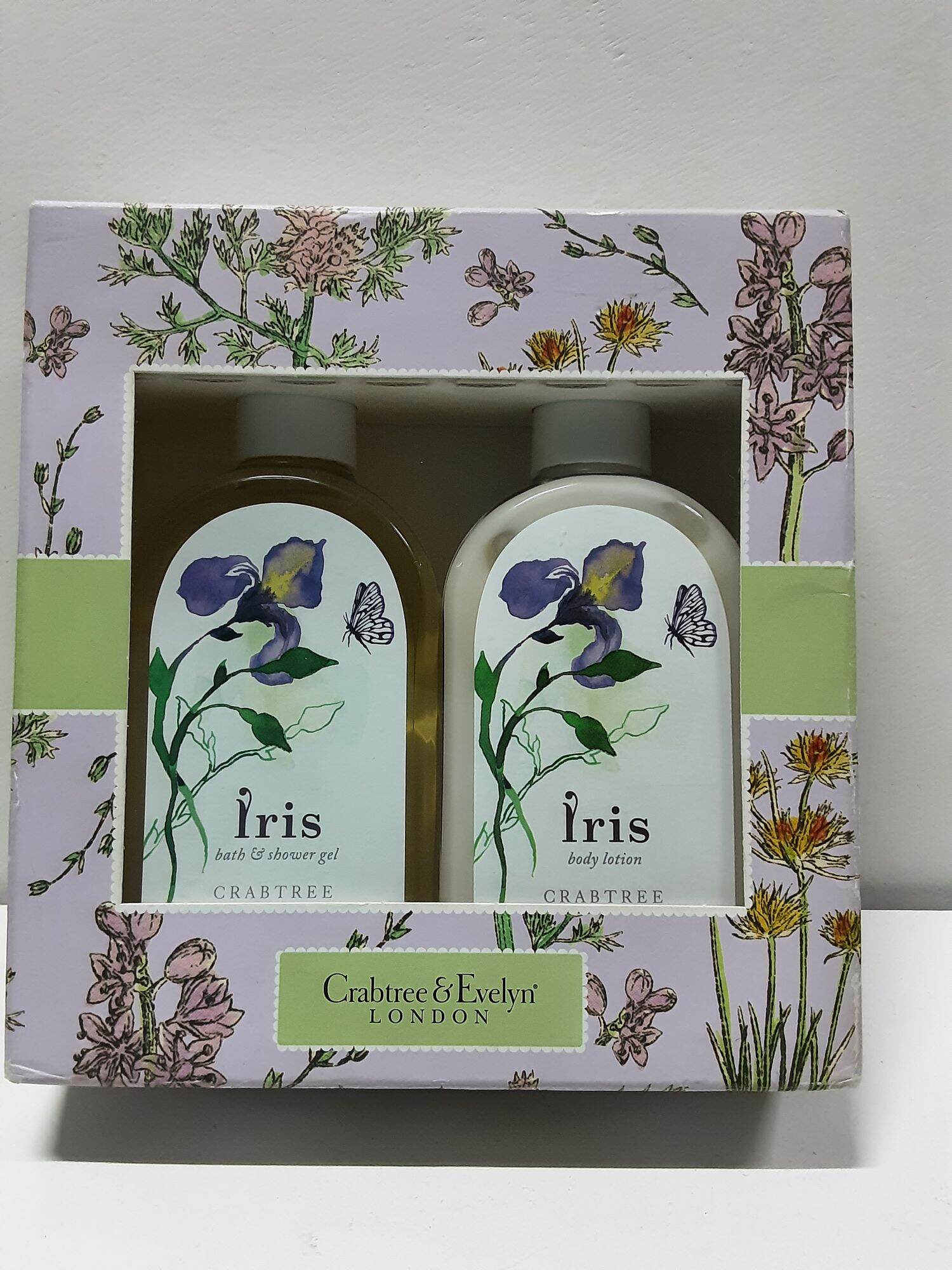 Crabtree & Evelyn outlet IRIS Bath Shower Gel Body Lotion